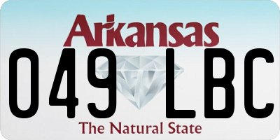 AR license plate 049LBC
