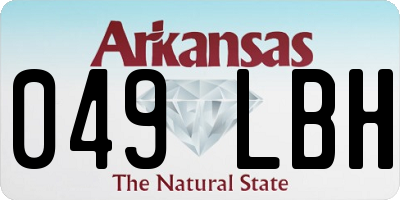 AR license plate 049LBH