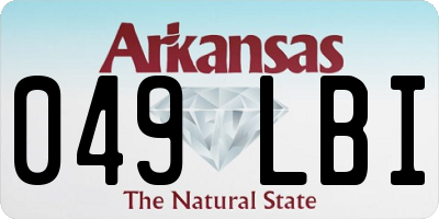 AR license plate 049LBI