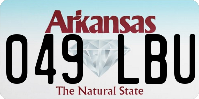 AR license plate 049LBU
