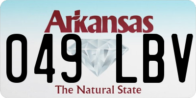 AR license plate 049LBV