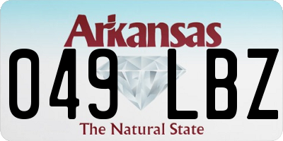 AR license plate 049LBZ