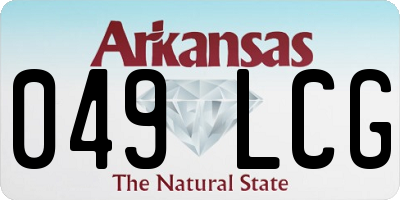 AR license plate 049LCG