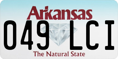 AR license plate 049LCI