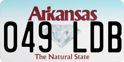 AR license plate 049LDB