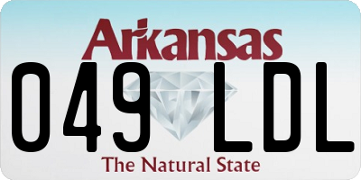 AR license plate 049LDL