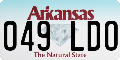 AR license plate 049LDO