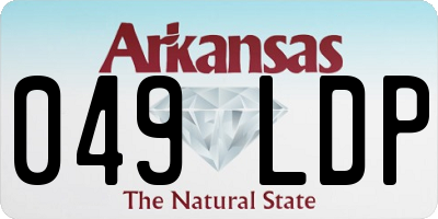 AR license plate 049LDP
