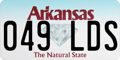 AR license plate 049LDS