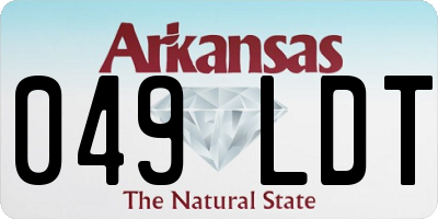 AR license plate 049LDT