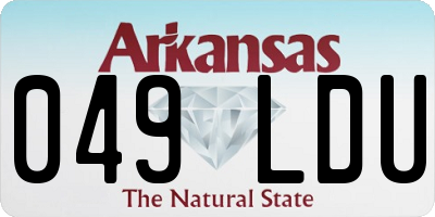 AR license plate 049LDU