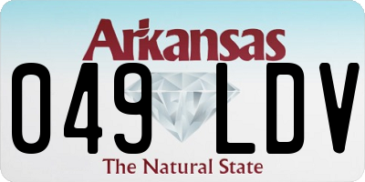 AR license plate 049LDV