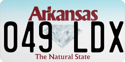 AR license plate 049LDX