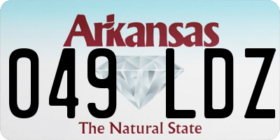 AR license plate 049LDZ