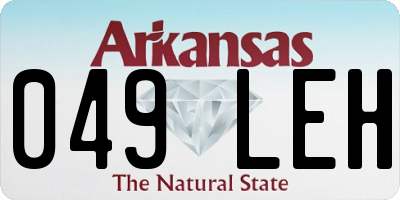 AR license plate 049LEH