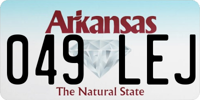 AR license plate 049LEJ
