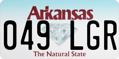 AR license plate 049LGR