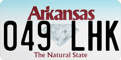 AR license plate 049LHK
