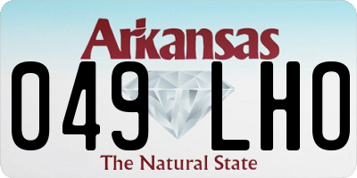 AR license plate 049LHO