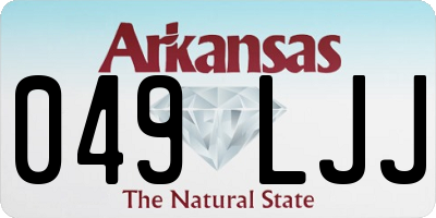 AR license plate 049LJJ