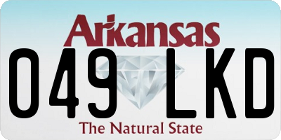 AR license plate 049LKD