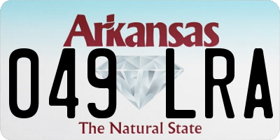 AR license plate 049LRA