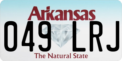 AR license plate 049LRJ