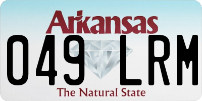 AR license plate 049LRM