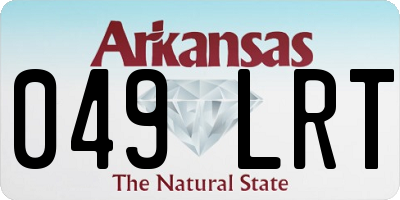 AR license plate 049LRT