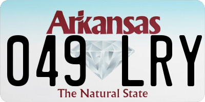 AR license plate 049LRY