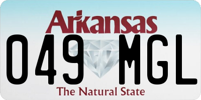 AR license plate 049MGL