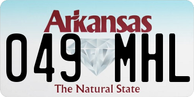 AR license plate 049MHL