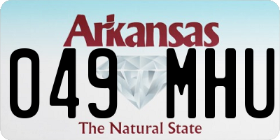 AR license plate 049MHU