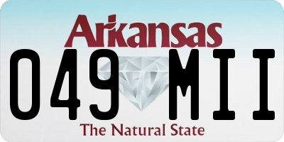 AR license plate 049MII