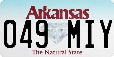 AR license plate 049MIY