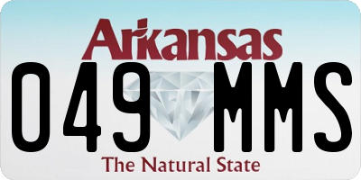 AR license plate 049MMS
