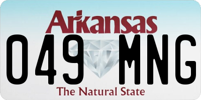 AR license plate 049MNG
