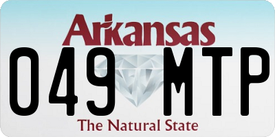 AR license plate 049MTP