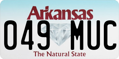 AR license plate 049MUC