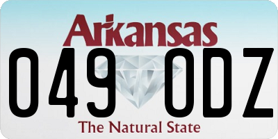 AR license plate 049ODZ