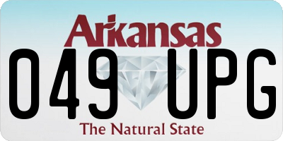 AR license plate 049UPG