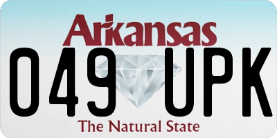 AR license plate 049UPK