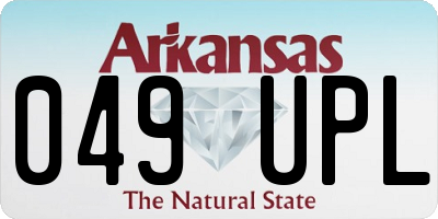 AR license plate 049UPL