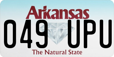 AR license plate 049UPU