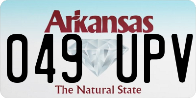 AR license plate 049UPV