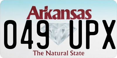 AR license plate 049UPX