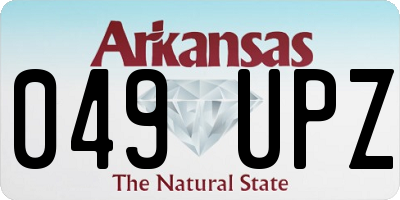 AR license plate 049UPZ