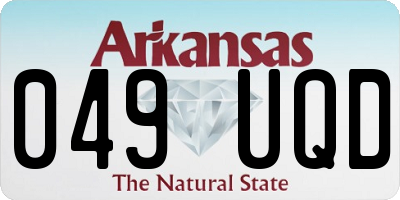 AR license plate 049UQD