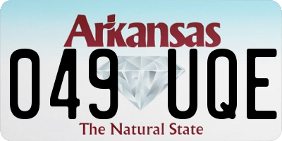 AR license plate 049UQE