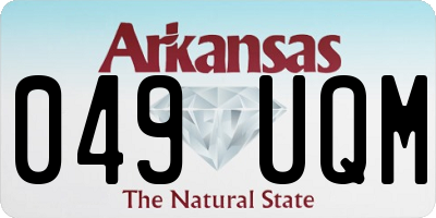 AR license plate 049UQM